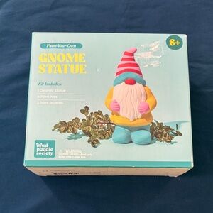 Paint-Your-Own Gnome Statue Kit - Multicolor